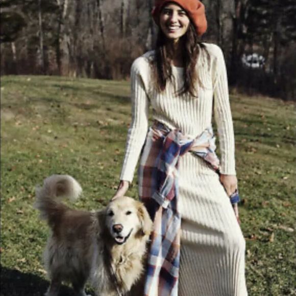 Free People Beach Walk About Maxi Dress Ribbed Knit Form Fitting Ivory - Picture 2 of 7